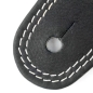 Preview: Richter Straps Springbreak III Nappa Black / White Gitarrengurt, #1013